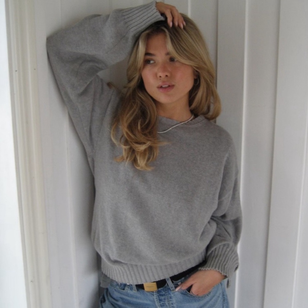 Djerf Avenue Grey Jumper